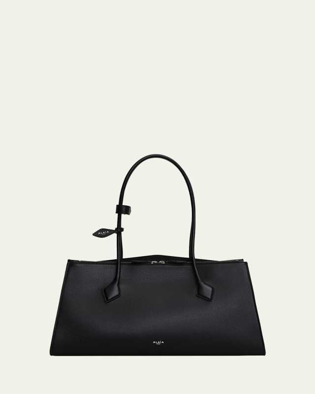 Le Teckel Tote Bag in Grained Leather